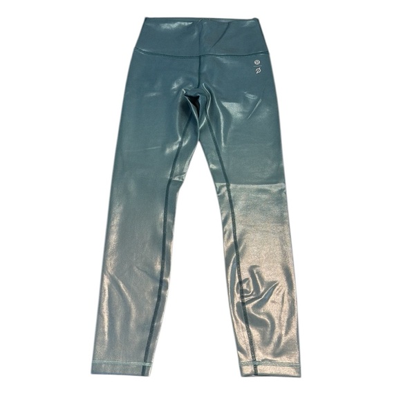 Peloton Pants - NWT LULULEMON x Peloton Wunder Train High-Rise Tight 25" Foil Storm Teal